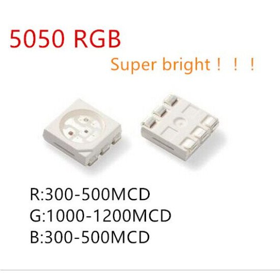 Lampe LED SMD LED Diode RGB LED SMD 5050 Super bright Lampe LED SMD LED Diode RGB LED SMD 5050 Super bright