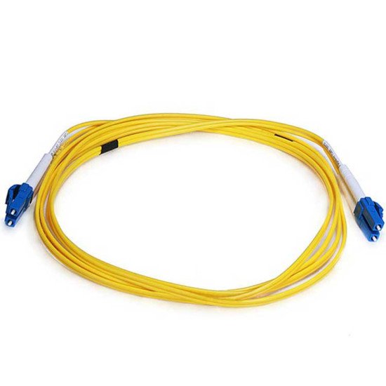 Jarretière FO Duplex Single-Mode LC-LC 9/125 3M Jaune Jarretière FO Duplex Single-Mode LC-LC 9/125 3M Jaune