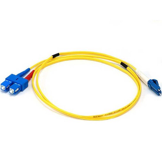 Jarretière FO Mono-mode,OS2, 9/125µm , LC/SC, OS2, 9/125 µm, 3 m  Jaune