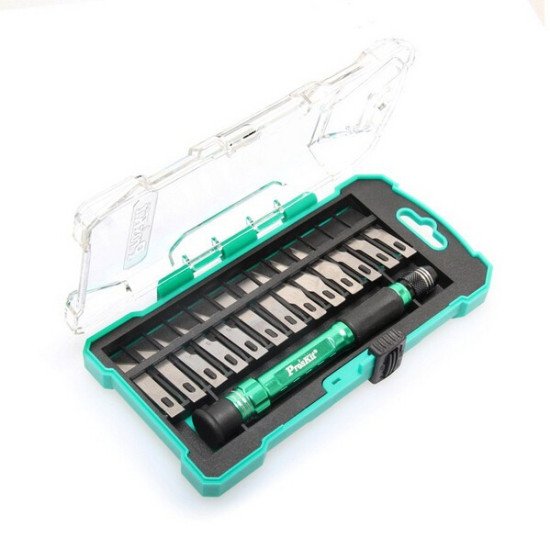 Proskit 14pcs Kit couteau en aluminium PD-398 Proskit 14pcs Kit couteau en aluminium PD-398