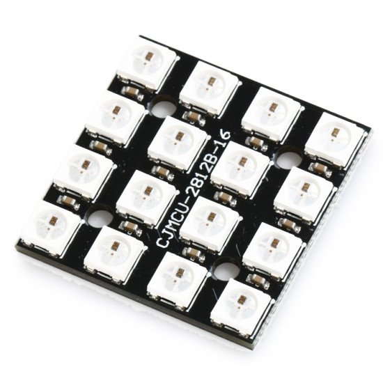 5V 5050 Carte LED RVB WS2812B-4 * 4 16 bits 5V 5050 Carte LED RVB WS2812B-4 * 4 16 bits