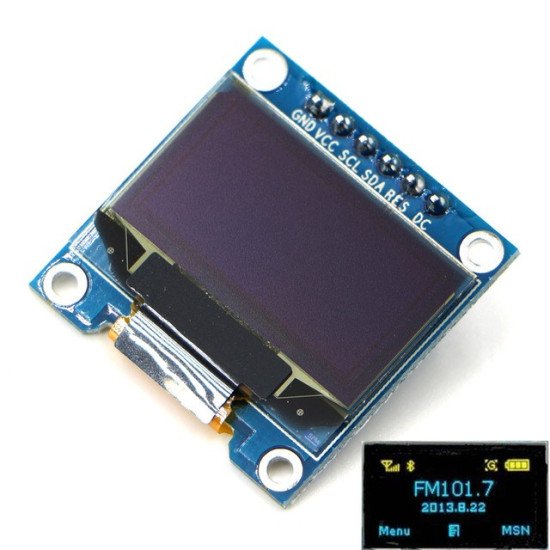 Module d'affichage OLED 0.96inch - SPI/I2C- 128x64 -7 broches Module d'affichage OLED 0.96inch - SPI/I2C- 128x64 -7 broches