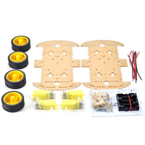 4WD Smart Robot Car Chassis Kits avec codeur de vitesse 4WD Smart Robot Car Chassis Kits avec codeur de vitesse