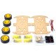 4WD Smart Robot Car Chassis Kits avec codeur de vitesse 4WD Smart Robot Car Chassis Kits avec codeur de vitesse