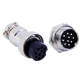 Gx16 9 pin 16mm M/F connecteur circulaire 