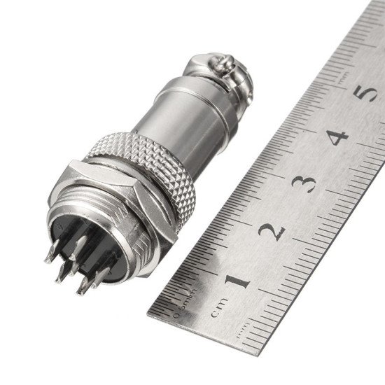 Gx16 6 pin 16mm M/F connecteur circulaire Gx16 6 pin 16mm M/F connecteur circulaire