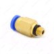 Buse pneumatique de raccord PC4-M6 pour le tube de ligne de l'imprimante 3D 4mm Buse pneumatique de raccord PC4-M6 pour le tube de ligne de l'imprimante 3D 4mm