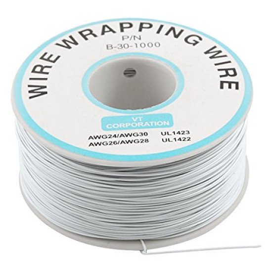Fil de Silicone 250m 30AWG Blanc Fil de Silicone 250m 30AWG Blanc
