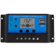 Contrôleur de charge de  panneau solaire  PWM 20A double USB 12V 24V