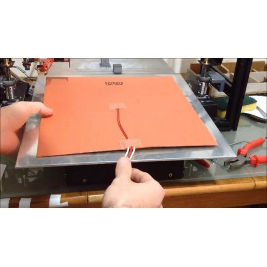 Tapis chauffant en silicone flexible 200X200mm 12v Tapis chauffant en silicone flexible 200X200mm 12v