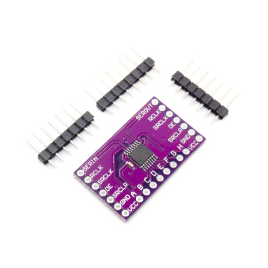 74HC595 Registre à décalage 8 bits avec enregistrement 