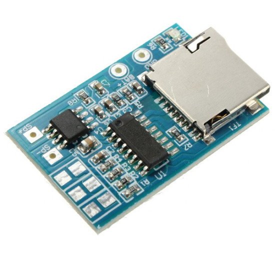 Carte décodeur MP3 avec carte TF 3.7V-5V Carte décodeur MP3 avec carte TF 3.7V-5V