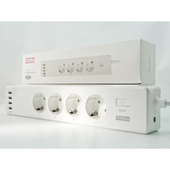 Axiom Rallonge Multiprise Connectée Wi-Fi AX2044USB