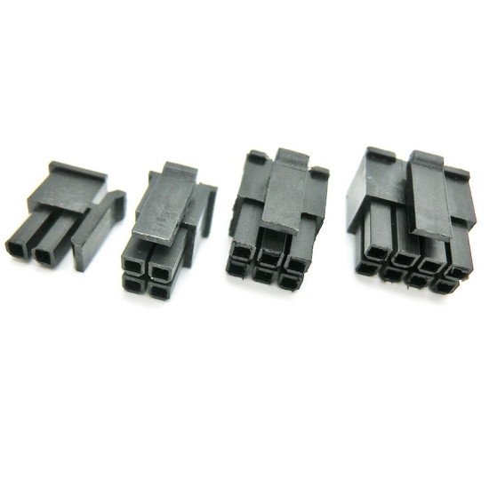 Micro-Fit double connecteur de 3,0 mm Male Double rangées 4pin Micro-Fit double connecteur de 3,0 mm Male Double rangées 4pin