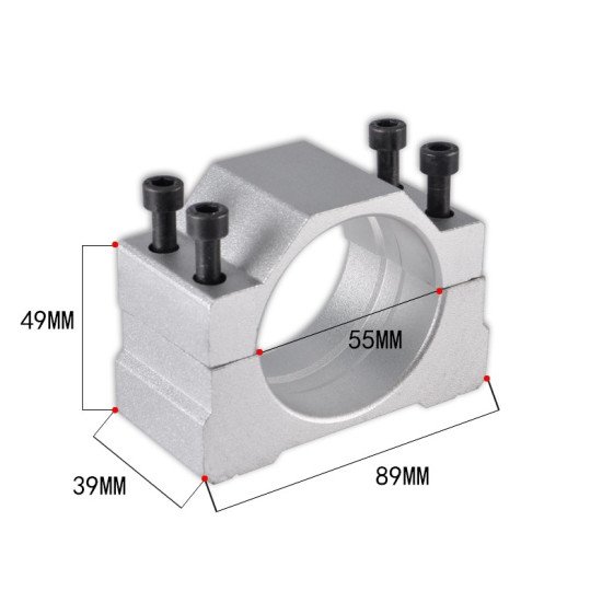 Kit Broche CNC, 500W, ER11, DC48V, 12000RPM Kit Broche CNC, 500W, ER11, DC48V, 12000RPM