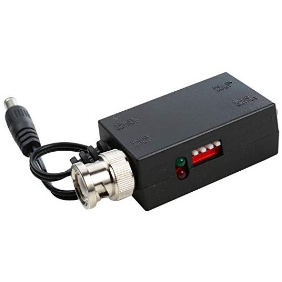 1CH Balun BNC pour émetteur vidéo UTP actif DC12V 