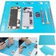 Tapis isolant thermique en silicone pour réparation 30x20cm Tapis isolant thermique en silicone pour réparation 30x20cm