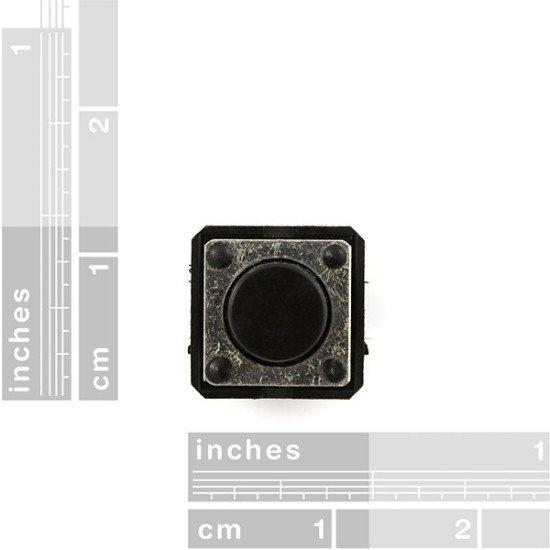 12x12x7,3 mm Bouton-poussoir momentané avec capuchon