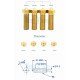 Tete Extrudeuse Volcano, Cuivre 0.6mm, Filament 1.75mm Tete Extrudeuse Volcano, Cuivre 0.6mm, Filament 1.75mm