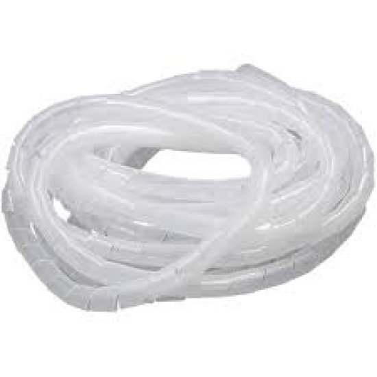 Tube d'enroulement de fil Blanc, 1mx8mm Tube d'enroulement de fil Blanc, 1mx8mm