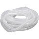 Tube d'enroulement de fil Blanc, 1mx8mm Tube d'enroulement de fil Blanc, 1mx8mm