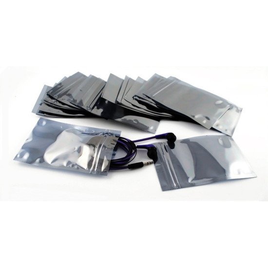 90x130mm + 20MM Sachet Zip  Antistatique 