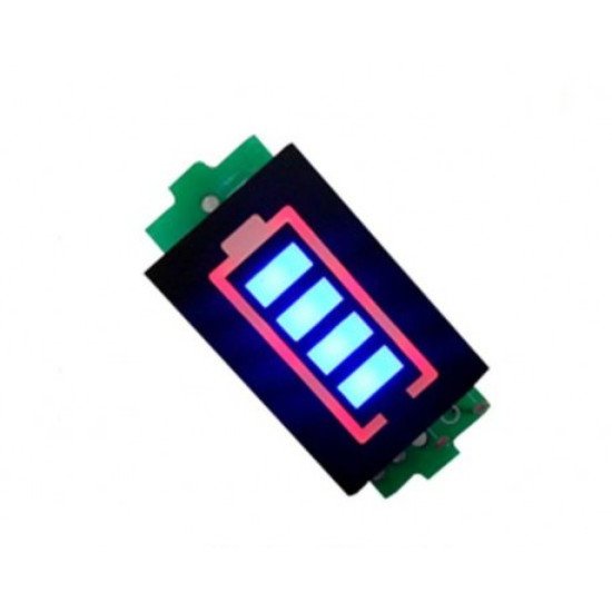 Module Indicateur de capacité de batterie au lithium 2S 6.8V-8.4V bleu Module Indicateur de capacité de batterie au lithium 2S 6.8V-8.4V bleu