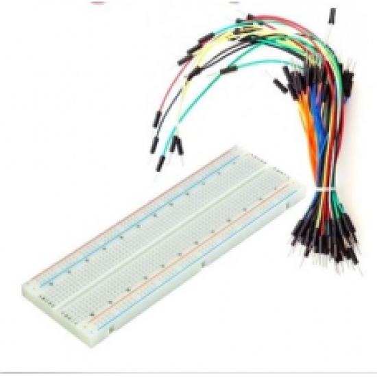 Plaque d'essai MB-102 830 + 65 pcs Câbles de connexion Plaque d'essai MB-102 830 + 65 pcs Câbles de connexion