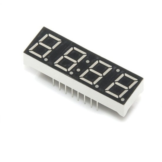 7 Segment 4 Digit cathode commune 0,39inch ROUGE 16P 7 Segment 4 Digit cathode commune 0,39inch ROUGE 16P