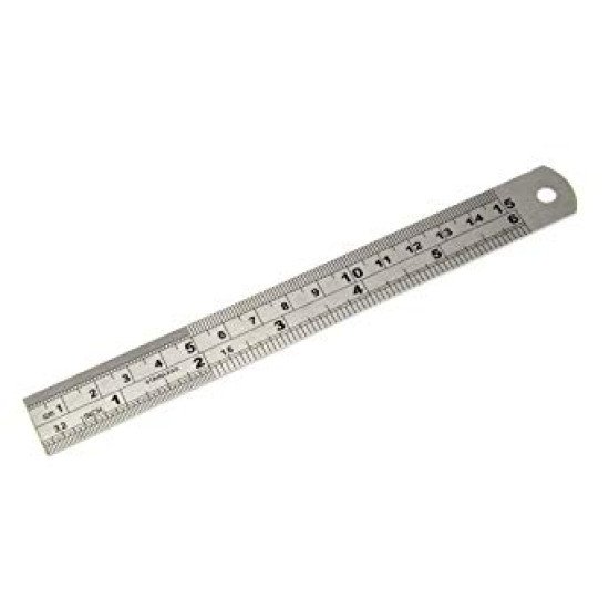 Règle en acier 15cm