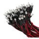3mm Diode LED Précâblé blanc 3-12V Avec 20 CM Cable 3mm Diode LED Précâblé blanc 3-12V Avec 20 CM Cable