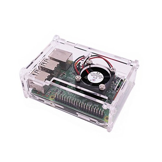 Boîtier en acrylique transparent avec Ventilateur Boîtier en acrylique transparent avec Ventilateur