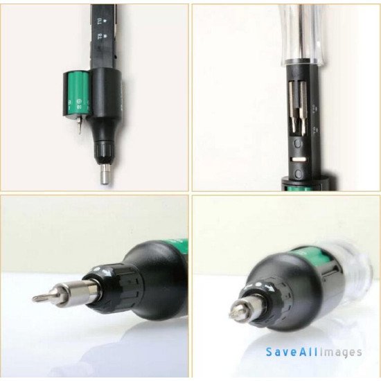 Sd - 9810a - bc 10 en 1 Auto Auto - chargement Ratchet jeu de tournevis Sd - 9810a - bc 10 en 1 Auto Auto - chargement Ratchet jeu de tournevis
