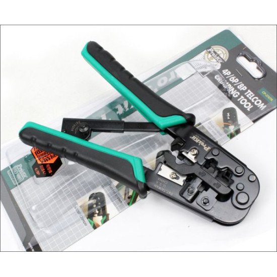 Pince a sertir reseaux Pro's kit CP367TR, 4P/6P/8P Pince a sertir reseaux Pro's kit CP367TR, 4P/6P/8P