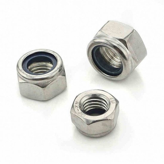 Nylon Insérer Hex contre-écrou M5