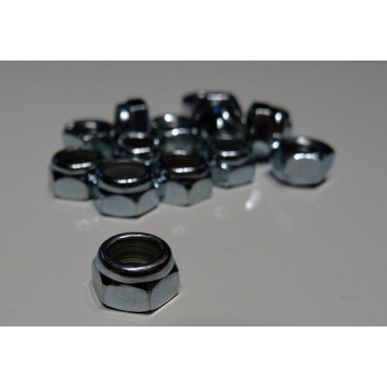 Nylon Insérer Hex contre-écrou M5