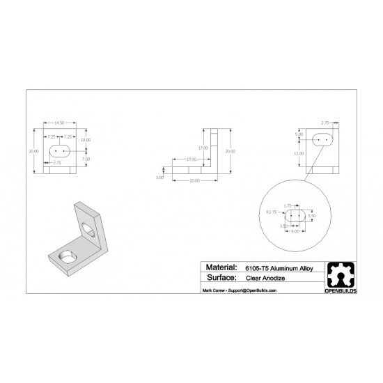 Unique Universel L Bracket pour Assemblage de CNC/Imprimante 3D Unique Universel L Bracket pour Assemblage de CNC/Imprimante 3D
